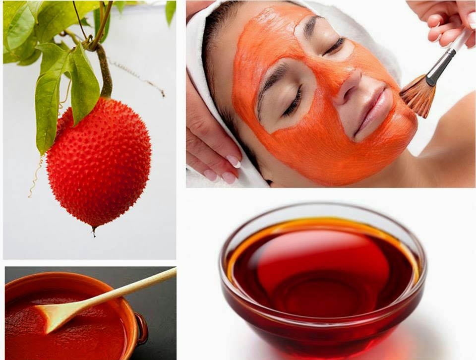 mặt nạ dầu gấc giúp làm đẹp da