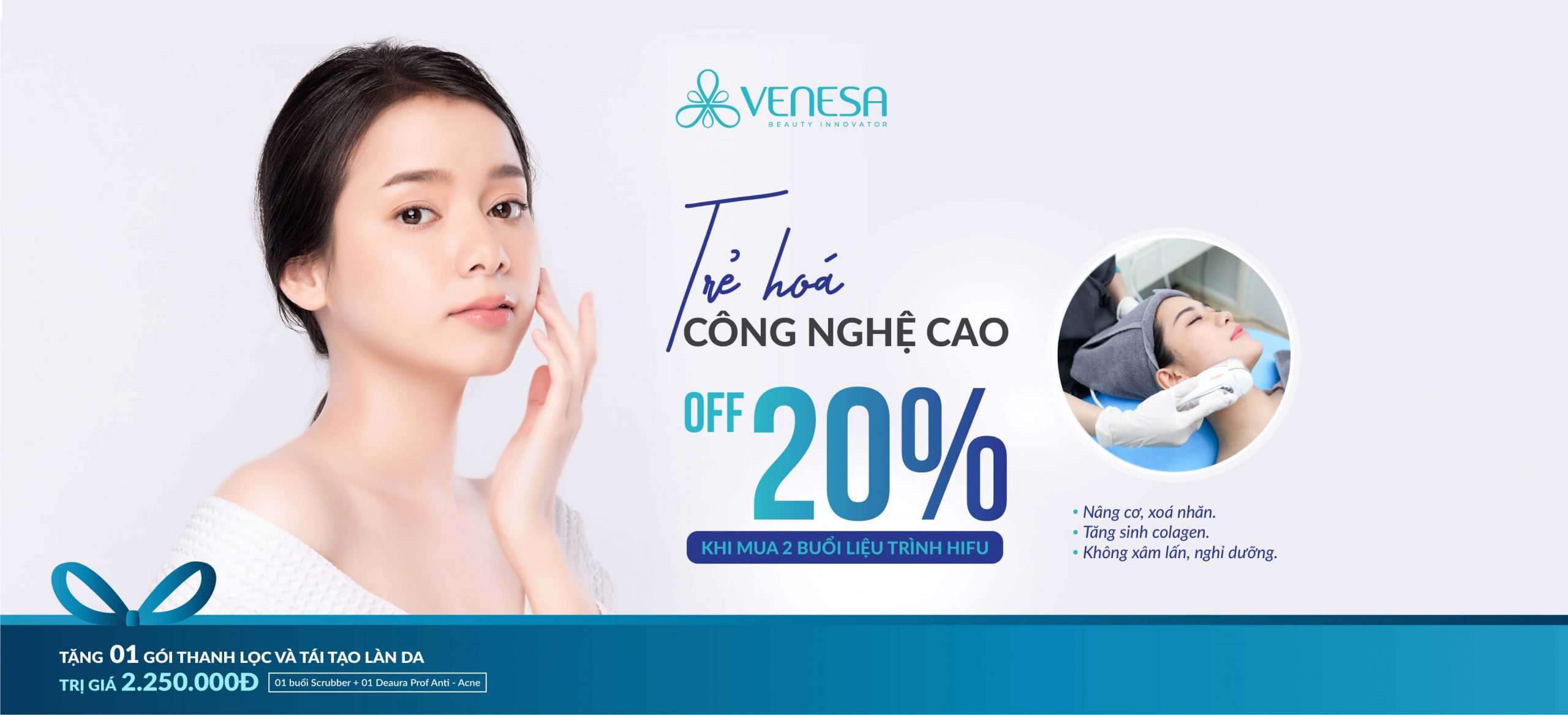 Venesa x LynkID Tặng gói làm đẹp cao cấp trị giá 3,000,000 đ
